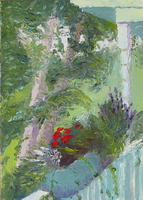 thumbnail image of painting "Front Porch View'