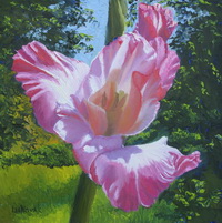 thumbnail image of painting "Pink Gladioli"
