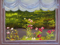 thumbnail image of painting "Out the Window"